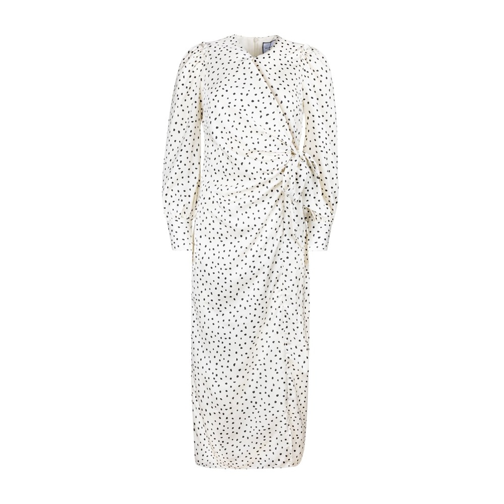 Ellie makir gorgeous polka dot wrap dress
